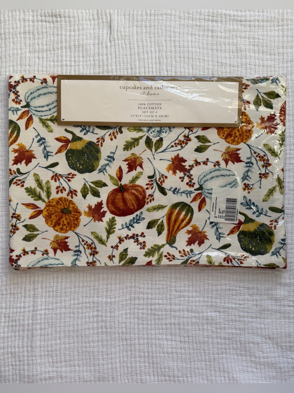 Cupcakes and Cashmere 4pk Sweet Gourd Placemats
